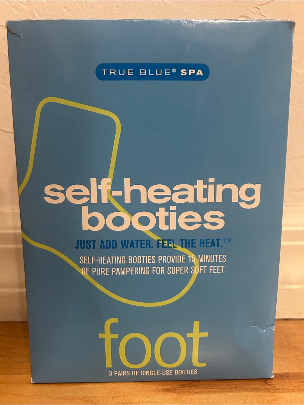 Self-Heating Foot Booties - SPA True Blue